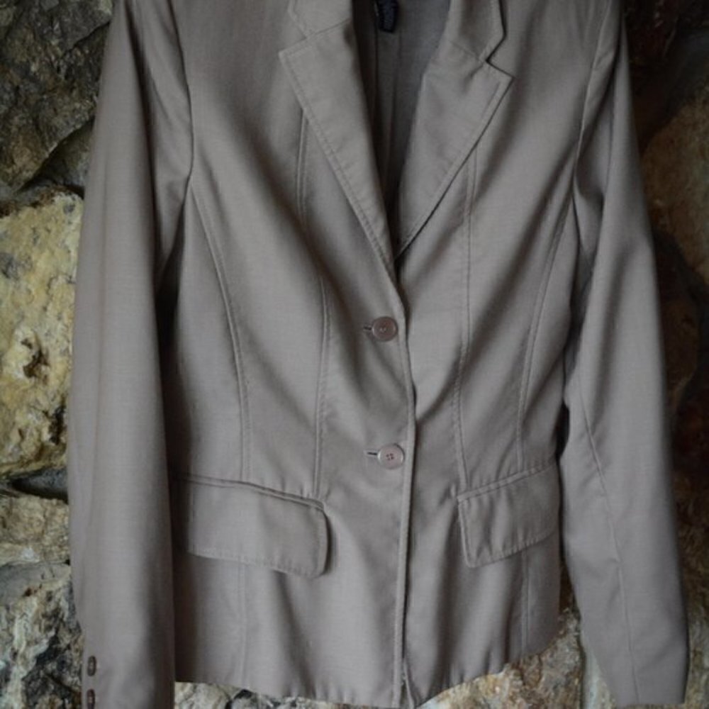 Jones Wear jacket size 4 tan blazer career core - Picture 6 of 10